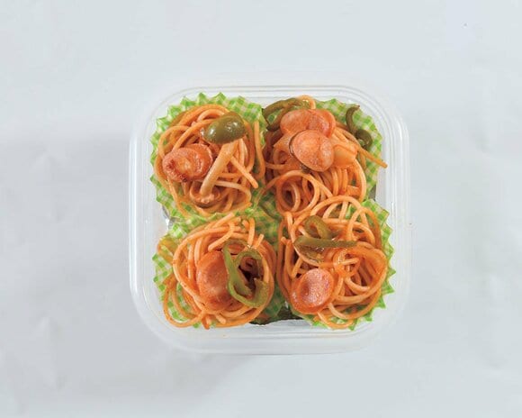 ナポリタン 小分け皿に分けて4つ