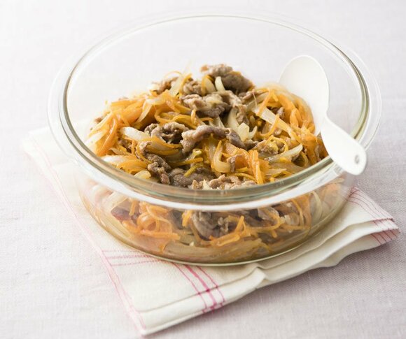 電子レンジを活用した豚肉のレンチンプルコギのつくり方