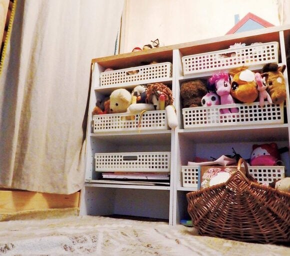 キッズスペースぬいぐるみ沢山