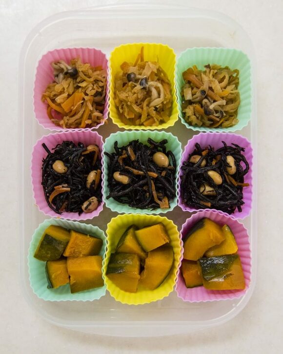 お弁当のおかず小分け