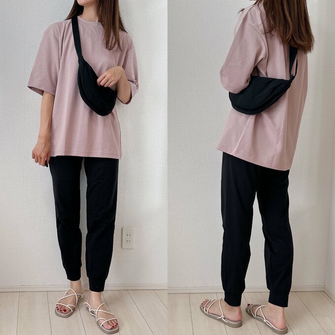 ウルトラストレッチエアリズムジョガーパンツ着用