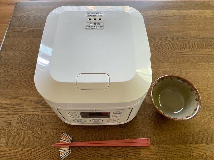 3合炊きの炊飯器