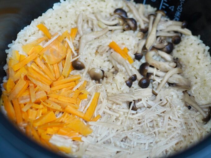 炊きあがった様子