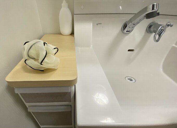 出しっぱなしのヘアゴム