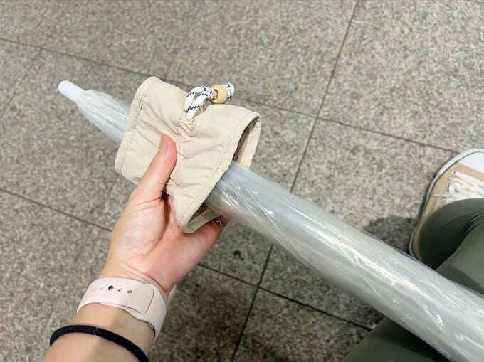 ふいているところ