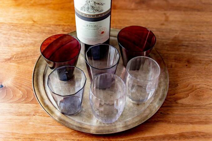 いつものグラス