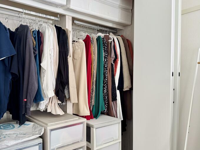 風通しの良いクローゼット