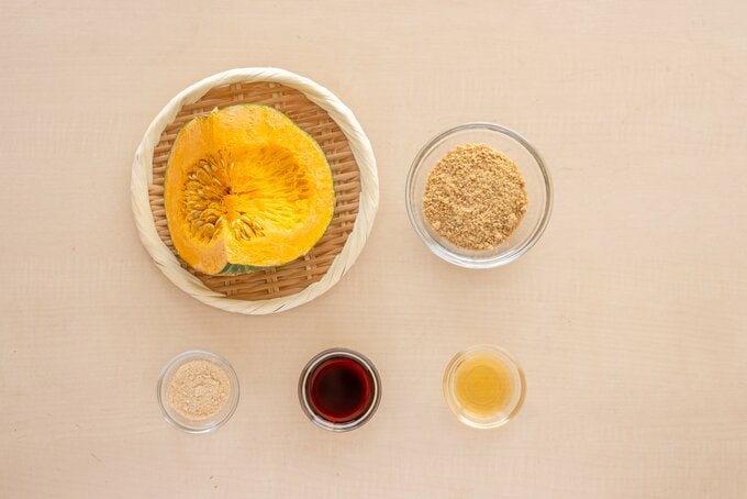 ほっくりかぼちゃの簡単ごま和えのレシピ