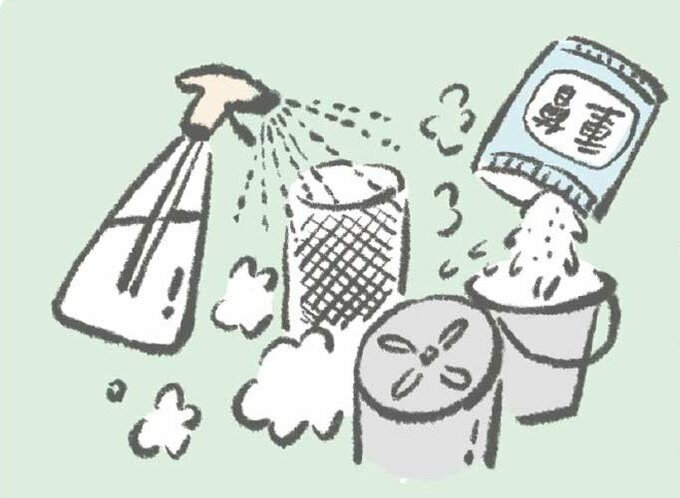 クエン酸と重曹を使用して掃除