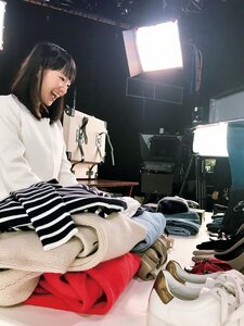 雑誌のWEB用に動画撮影をしている際のひとコマです