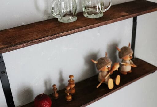 おしゃれな北欧風シェルフ