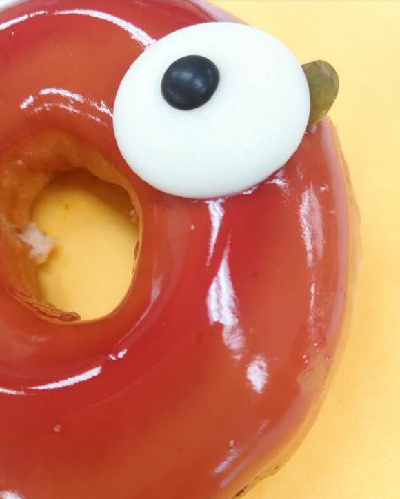 アップルキャラメルモンスターの表面の様子