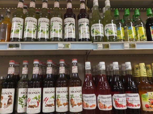 MONIN社のシロップは日本でも有名。最近は変わったフレーバーも続々登場