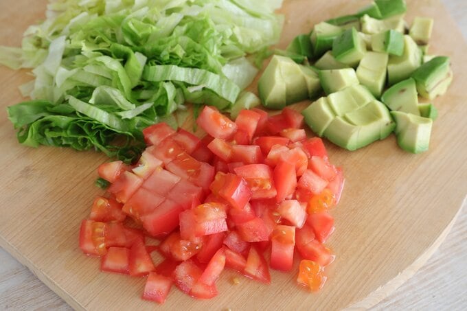 カットした材料