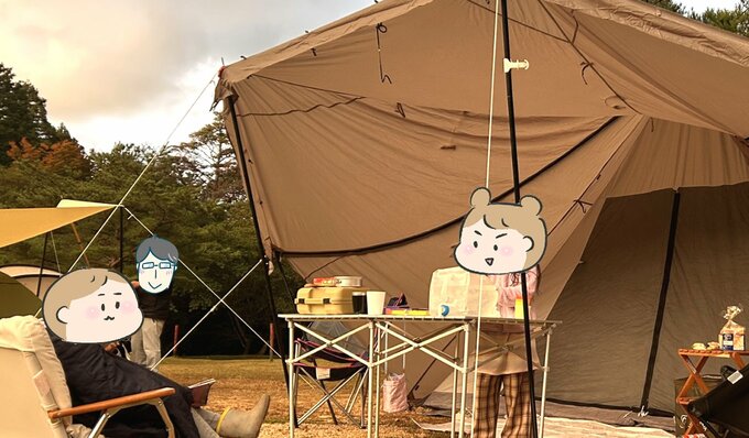 家族と行くキャンプ