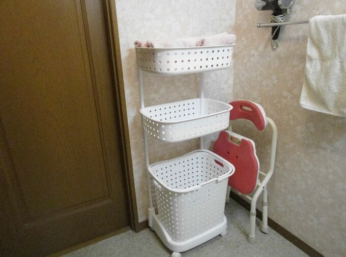 洗面所のラック収納