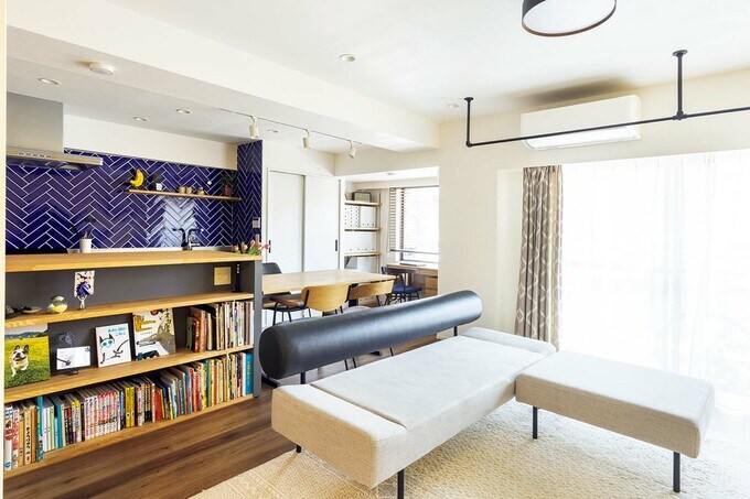 LDKの一角にあるワークスペース