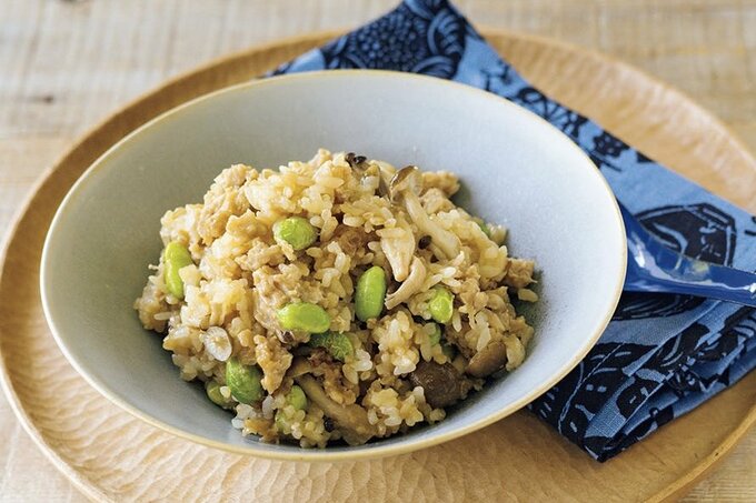 鶏そぼろ混ぜご飯