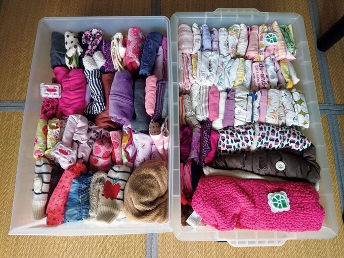 子ども服ゆる捨て前