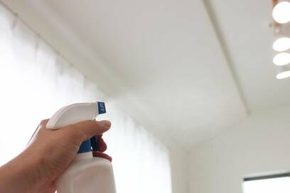 アルコールスプレーで蚊やコバエよけ。外出前の虫対策にも