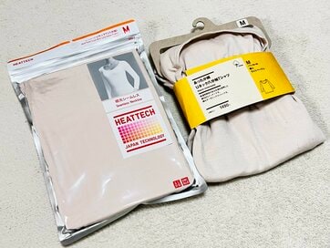 ユニクロ＆無印良品の「あったか冬インナー」を徹底比較。肌触りやサイズ感、価格をチェック！