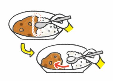 答えはルウとライスの境目からすくいはじめるだった 本当に正しいカレーの食べ方 Esseonline エッセ オンライン