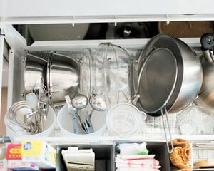 ボウルは立てるとパッと取れる