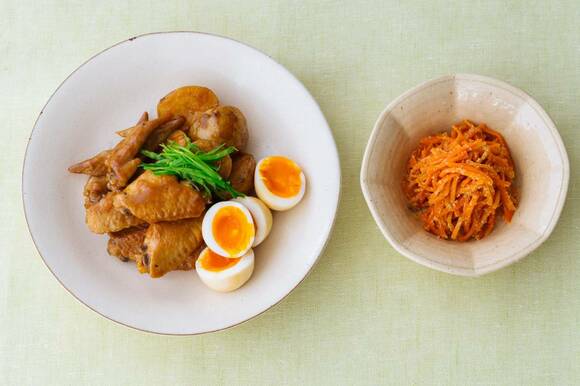 手羽先と新ジャガのうま照り煮