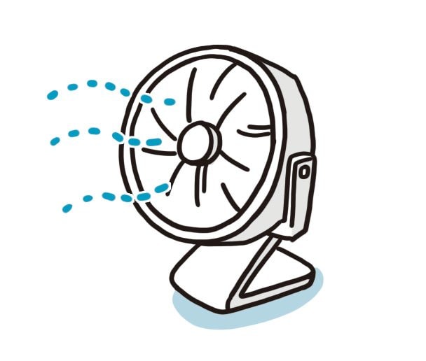 温度管理は…冷房