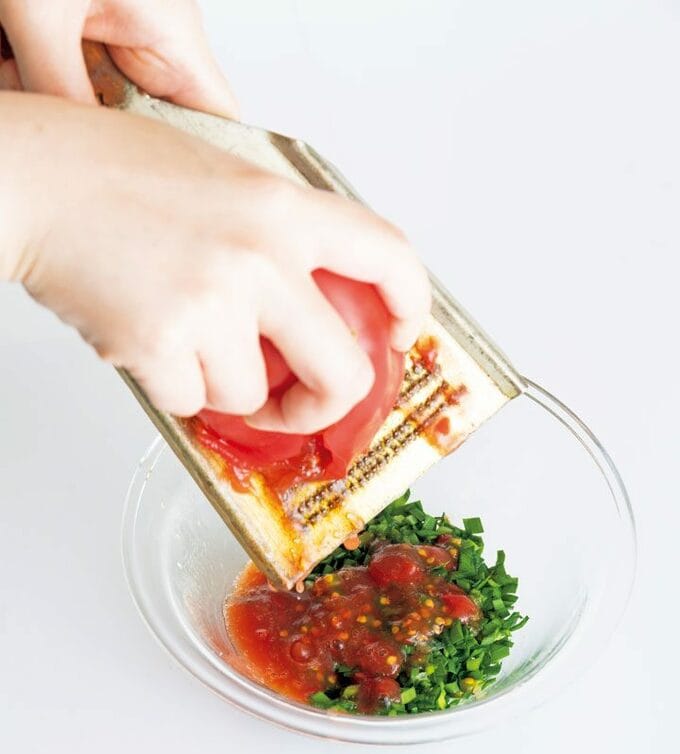 ニラポン酢トマト