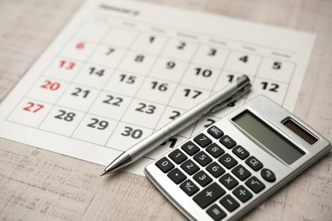 カレンダーと電卓