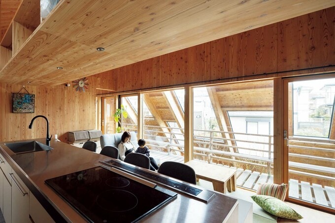 換気扇は下引きタイプで空間はいつもすっきり