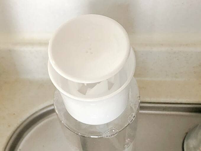 洗剤ボトル上部分