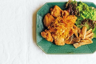 発酵タマネギで腸活＆やせる。ジューシー油淋鶏でおいしく