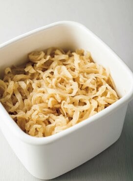 便利な保存食「切り干し大根のだし浸し」。卵焼きやチャーハンの具にも便利