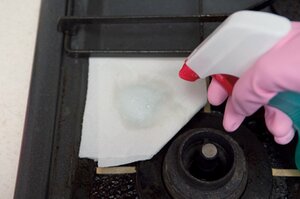 住宅用合成洗剤で湿布する