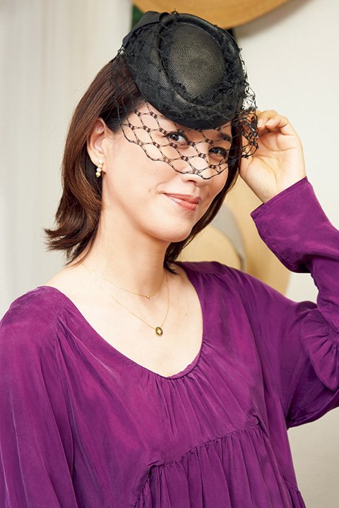 帽子をたくさん試せて楽しかった遼河はるひさん