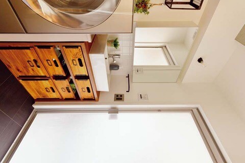 サニタリー内の洗面所