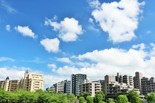 林立するマンション