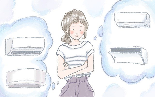 設定温度を下げると冷えすぎ、上げると蒸し暑い