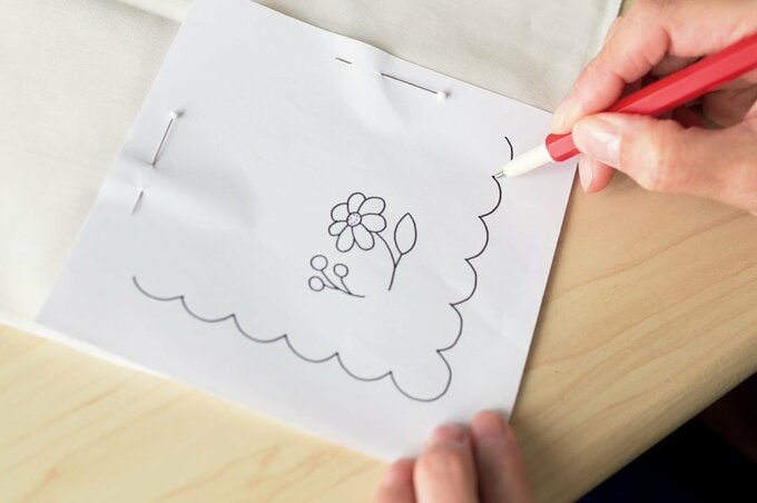 トレーサーで線をなぞる