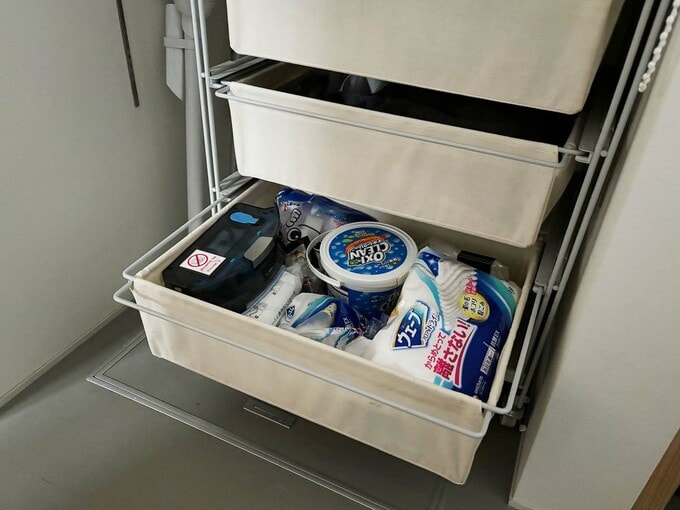 掃除用品の収納場所