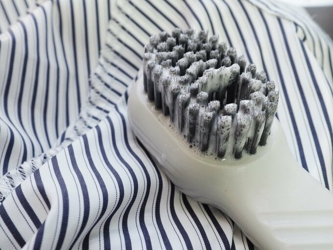 汚れが浮いてきた