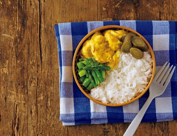 鶏肉のカレーチーズ弁当