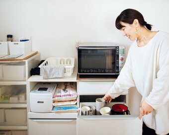 ベッドも風呂フタも思い切って処分！掃除もしやすく部屋も広々