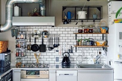 センスがいいおしゃれなキッチンのつくり方！目指すはNYのカフェ