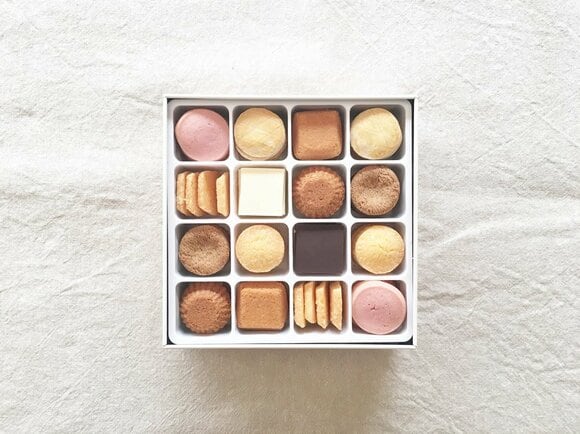 クッキーの並びや色合いのバランスもかわいい