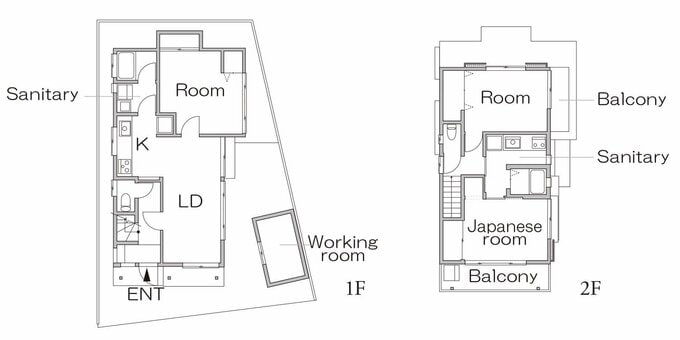 リノベーション前の間取り