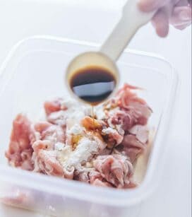 もっちもち！レンチン5分で豚しょうが焼きが完成