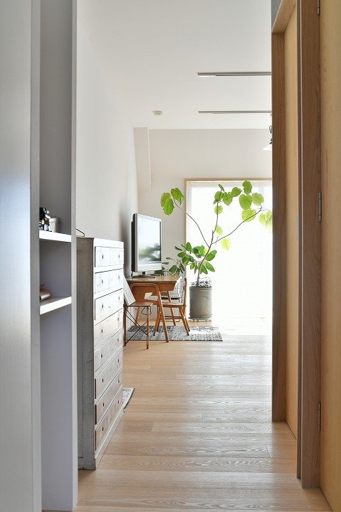 明るいリビング